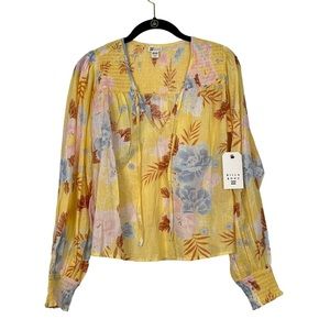 Billabong Late Night Blouse Shirt S